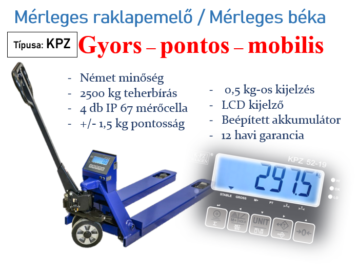 mérleges raklapemelő bérlés előnyei